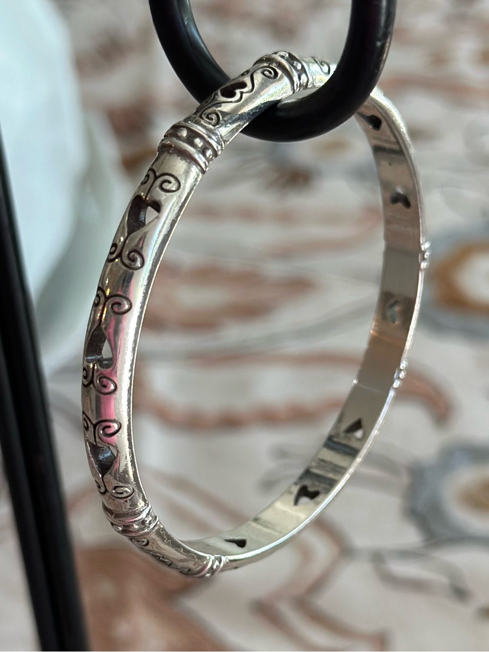Brighton Bangle Bracelet With Hearts
